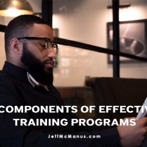 2 Components of Effective Training Programs